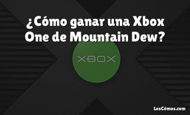 ¿Cómo ganar una Xbox One de Mountain Dew?
