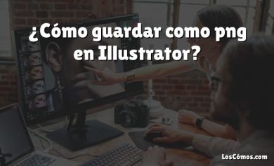 ¿Cómo guardar como png en Illustrator?