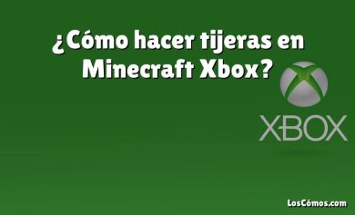 ¿Cómo hacer tijeras en Minecraft Xbox?