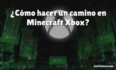 ¿Cómo hacer un camino en Minecraft Xbox?