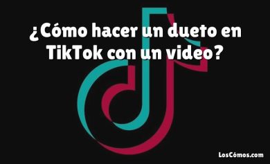 ¿Cómo hacer un dueto en TikTok con un video?