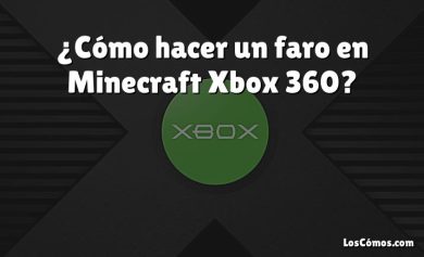 ¿Cómo hacer un faro en Minecraft Xbox 360?