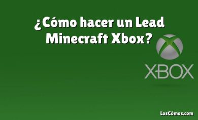 ¿Cómo hacer un Lead Minecraft Xbox?