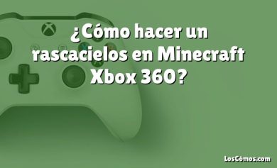 ¿Cómo hacer un rascacielos en Minecraft Xbox 360?