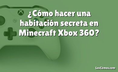 ¿Cómo hacer una habitación secreta en Minecraft Xbox 360?
