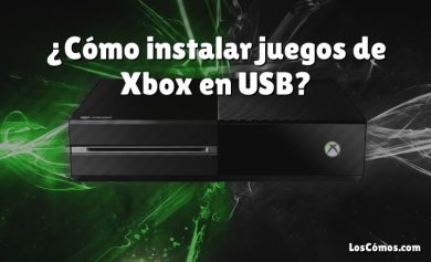 ¿Cómo instalar juegos de Xbox en USB?