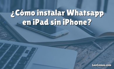 ¿Cómo instalar Whatsapp en iPad sin iPhone?
