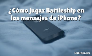 ¿Cómo jugar Battleship en los mensajes de iPhone?
