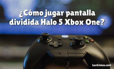 ¿Cómo jugar pantalla dividida Halo 5 Xbox One?