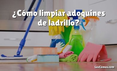 ¿Cómo limpiar adoquines de ladrillo?