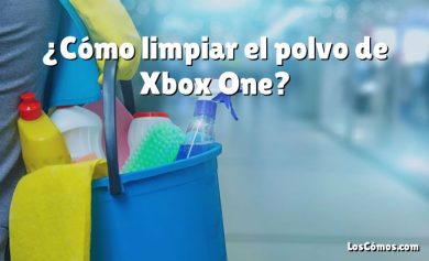 ¿Cómo limpiar el polvo de Xbox One?
