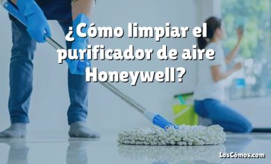 ¿Cómo limpiar el purificador de aire Honeywell?