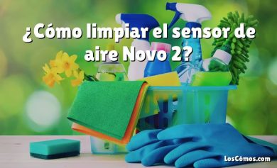 ¿Cómo limpiar el sensor de aire Novo 2?