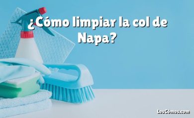 ¿Cómo limpiar la col de Napa?