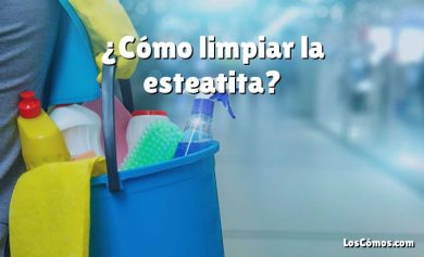 ¿Cómo limpiar la esteatita?