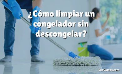 ¿Cómo limpiar un congelador sin descongelar?