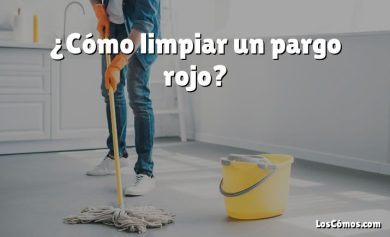 ¿Cómo limpiar un pargo rojo?