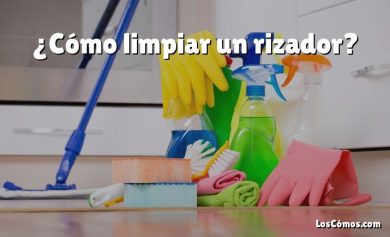 ¿Cómo limpiar un rizador?