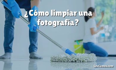 ¿Cómo limpiar una fotografía?