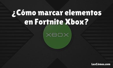 ¿Cómo marcar elementos en Fortnite Xbox?