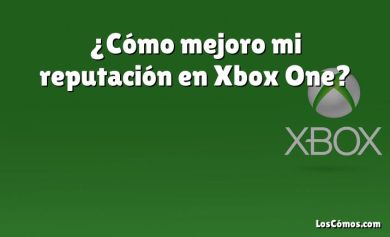 ¿Cómo mejoro mi reputación en Xbox One?