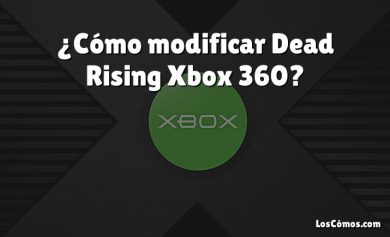 ¿Cómo modificar Dead Rising Xbox 360?