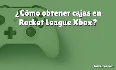 ¿Cómo obtener cajas en Rocket League Xbox?
