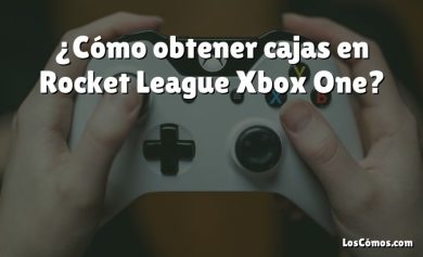 ¿Cómo obtener cajas en Rocket League Xbox One?