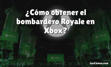 ¿Cómo obtener el bombardero Royale en Xbox?