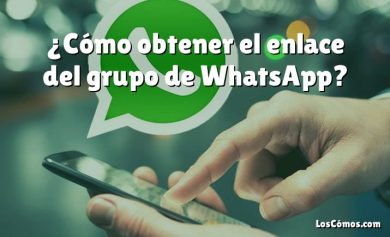 ¿Cómo obtener el enlace del grupo de WhatsApp?
