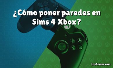 ¿Cómo poner paredes en Sims 4 Xbox?