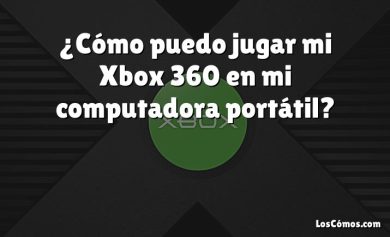 ¿Cómo puedo jugar mi Xbox 360 en mi computadora portátil?