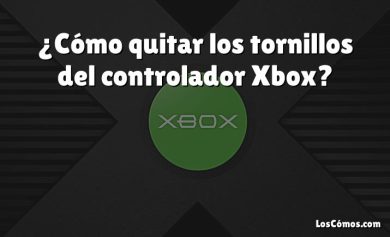 ¿Cómo quitar los tornillos del controlador Xbox?