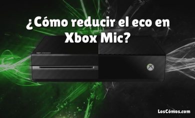 ¿Cómo reducir el eco en Xbox Mic?