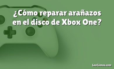¿Cómo reparar arañazos en el disco de Xbox One?