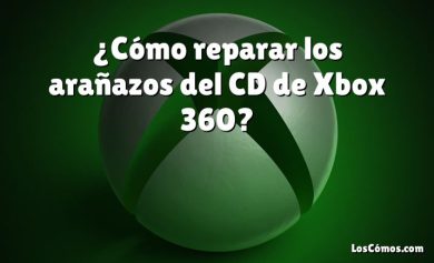 ¿Cómo reparar los arañazos del CD de Xbox 360?