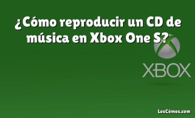 ¿Cómo reproducir un CD de música en Xbox One S?