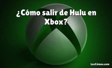 ¿Cómo salir de Hulu en Xbox?