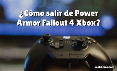 ¿Cómo salir de Power Armor Fallout 4 Xbox?