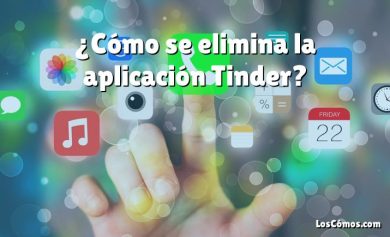 ¿Cómo se elimina la aplicación Tinder?