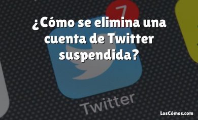 ¿Cómo se elimina una cuenta de Twitter suspendida?