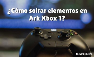 ¿Cómo soltar elementos en Ark Xbox 1?