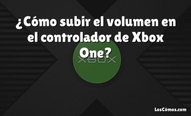 ¿Cómo subir el volumen en el controlador de Xbox One?