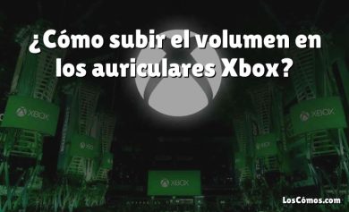 ¿Cómo subir el volumen en los auriculares Xbox?