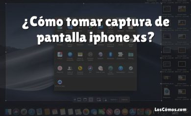 ¿Cómo tomar captura de pantalla iphone xs?