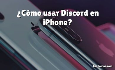 ¿Cómo usar Discord en iPhone?