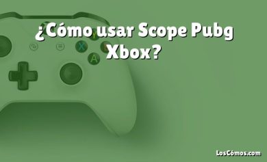 ¿Cómo usar Scope Pubg Xbox?