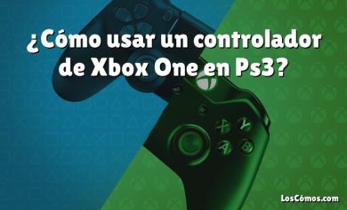 ¿Cómo usar un controlador de Xbox One en Ps3?