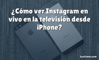 ¿Cómo ver Instagram en vivo en la televisión desde iPhone?