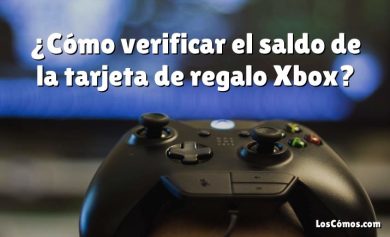 ¿Cómo verificar el saldo de la tarjeta de regalo Xbox?